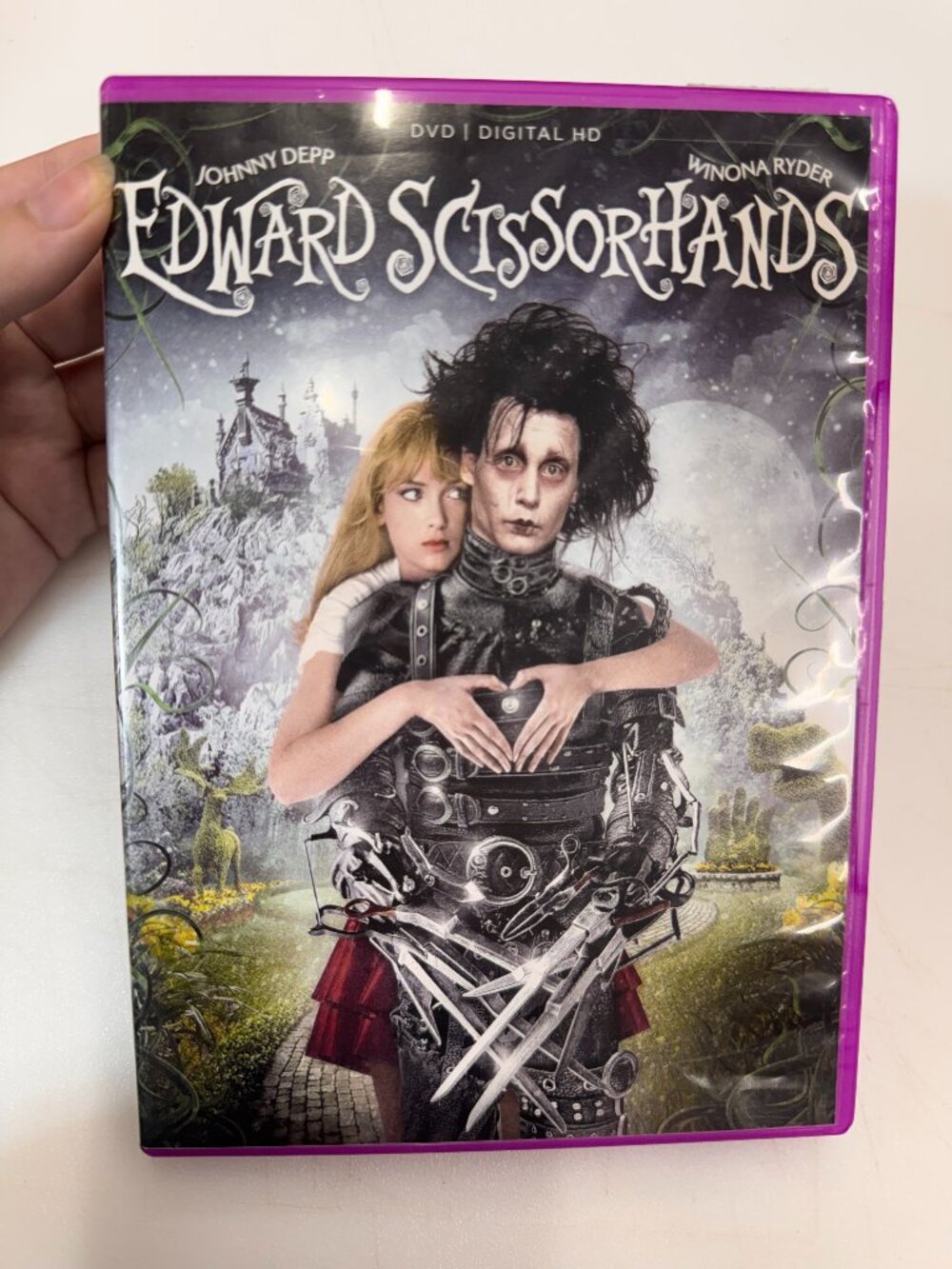 Edward Scissorhands [DVD] Disc Tested, Working